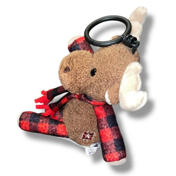 Scentsy Buddy Clip Milford Moose 6" Plush Scented Very Merry Cranberry Backpack - Picture 11 of 13